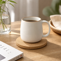 Sous-verres en liège naturel écologiques personnalisables avec logo, isolants thermiques, anti-brûlure, ronds et carrés, pour la cuisine et la table