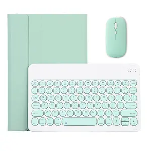 Wireless Magic keyboard leather cover case for Ebook Kindle Fire HD 10 / Fire HD 10 Plus 2021 mouse Magnetic cover
