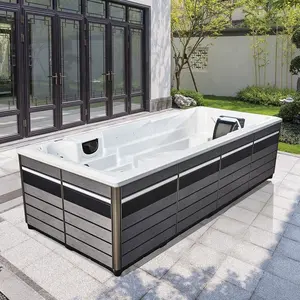 Backyard Outdoor Hydraulische Zwemmen Machine Onderwater Loopband Zwembad Enless Zwemspa 'S Acryl Balboa Controle Systeem - Product Image 1