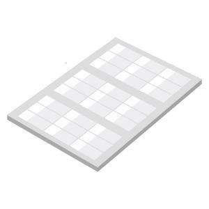 A4 Network Fiber Cable Network <b>Sticker</b> Yellow Self Laminated Cable Management <b>Labels</b> A4 - Product Image 5