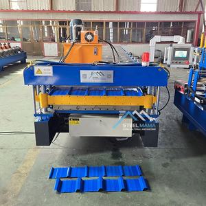 Máquina formadora de láminas para techos de doble capa trapezoidal 1100 IBR y 976 IBR Trapezoidal de alta productividad para Serbia - Product Image 2