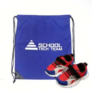 Sacs à cordon personnalisés écologiques en nylon et polyester, idéaux pour l'école, le camping, les promotions avec logo extérieur, et les sacs de sport. - Product Image 4