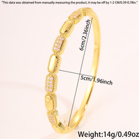 Bracelet de luxe pour femme, chaîne ovale vintage à bord perlé, zircon cuivré, fermoir à ressort alterné, bijoux de luxe