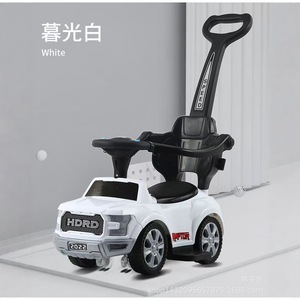 Childrens 4 In 1 Scooter With Handlebars Guardrails Music Push Pull Toy For 13 24 Months - Product Image 4