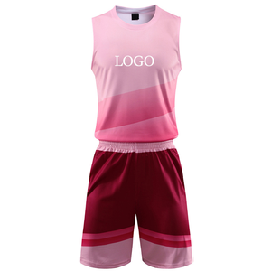 Maillots de basket-ball réversibles respirants en polyester de haute qualité, tailles plus grandes, ensembles d'uniformes personnalisés - Product Image 2