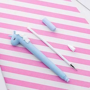 New Kawaii Unicorn Gel Ink Plastic <b>Pen</b> Bulk Korean Customized Logo Printing Cute for Girls Gift - Product Image 5