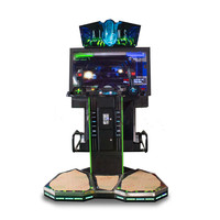 Machine de jeu d'arcade de tir d'écran de frappe de pistolet de simulateur d'extermination d'extraterrestres passionnants à pièces de 55 LCD à vendre