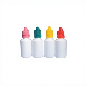 Super International Flat PE <b>Dropper</b> <b>Bottle</b> Custom Colored Tamper-Evident Caps Silk Screen Printed Model CHUTAIH016926 for Eye - Product Image 1