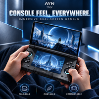 Console de jeu portable à double écran AYN Thor, écran AMOLED de 6 pouces, batterie de 6000 mAh, sortie TV 4K, lecteur de jeux vidéo Android