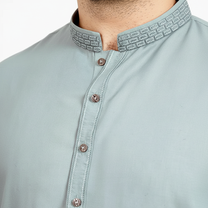 Prix d'usine en gros Nouvelle mode décontractée Shalwar Kameez en coton pour hommes Meilleure vente Personnalisé Infroissable Séchage rapide - Product Image 1