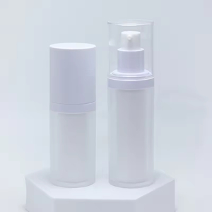 High Quality Cosmetic Airless <b>Bottle</b> 30ml 15ml Unique Acrylic Airless <b>Pump</b> <b>Bottle</b> With Color for Sunscreen Lotion Cream Packing - Product Image 6