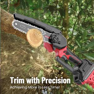 Tronçonneuse 20V sans fil 2-en-1 avec longue perche pour la coupe du bois et mini-tronçonneuse CS-150TSET, scie à perche sans fil, mini-tronçonneuse CS- - Product Image 2