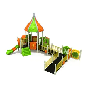 Kunden spezifische Outdoor-Spielplatz Unterhaltung Spielplatz Rutsche für Kinder Spielen Sie Plastik rutsche für behinderte Kinder