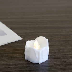 Lumière chaude <span class=keywords><strong>LED</strong></span> en forme de pilier romantique de la Saint-Valentin avec bougies <span class=keywords><strong>LED</strong></span> scintillantes réalistes avec <span class=keywords><strong>flamme</strong></span> mobile avec batterie - Product Image 2