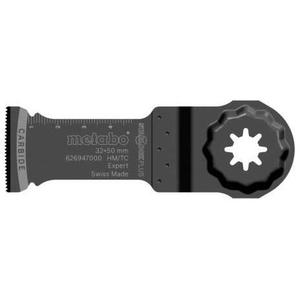 Lame multi-outils Metabo 32x60mm HM TC Starlockplus, soudée haute fréquence, carbure industriel, expert pour le travail du métal - Product Image 1