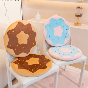 Almofada de Assento em Forma de Donut de <span class=keywords><strong>Cartoon</strong></span>, Almofada Redonda de Espuma de Memória de Recuo Lento, Almofada para Cadeira de Escritório, Almofada para Futon - Product Image 4