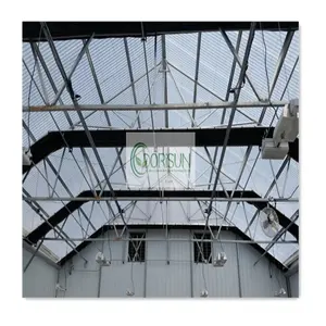 実用的なフレームワーク播種温室気象台装飾ポリカバー農業停電温室