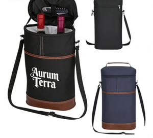 Sac isotherme Oxford pour 2 bouteilles de vin, sac isotherme pour verres à vin, sac réutilisable pour bouteilles de champagne, restaurants - Product Image 1