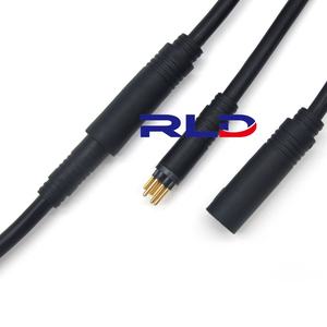 E-bike 3-core 9-pins waterdichte motorverlengkabel connector mannelijk naar vrouwelijk e-bike kabel - Product Image 2