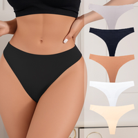 Unsichtbare Nahtlose Damen-Tangas, Niedrige Taille Nahtlose Polyamid-Unterwäsche für Yoga & Alltag, Fabrik-Großhandel S-XL