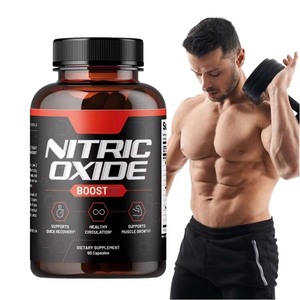 Cápsulas de Óxido Nítrico para Fisicoculturismo con L-arginina, L-citrulina y Ginseng para el Crecimiento Muscular, suplemento de óxido nítrico - Product Image 1