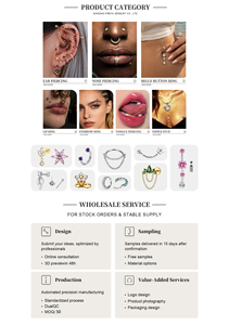 Pendientes Cuadrados <span class=keywords><strong>de</strong></span> Titanio ASTM F136 Freya con Circonitas Cúbicas para Cartílago y Hélix, Joyería Hipoalergénica Multicolor para Piercing Corporal - Product Image 5