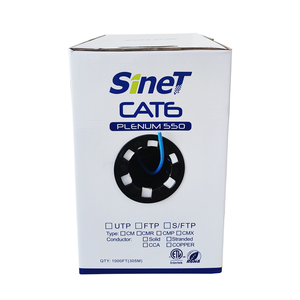 Envío Inmediato: 50 Cajas <span class=keywords><strong>de</strong></span> Cable UTP Cat6 <span class=keywords><strong>de</strong></span> Cobre Sólido <span class=keywords><strong>de</strong></span> Alto Rendimiento 23AWG, Certificado CE/ROHS/ISO9001, 305m <span class=keywords><strong>de</strong></span> Longitud, Revestimiento <span class=keywords><strong>de</strong></span> PVC - Product Image 2