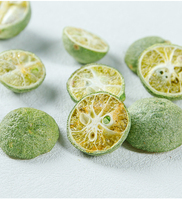 Vente en gros de Kumquat vert de fruit séché orange verte lyophilisé de haute qualité directement de l'usine