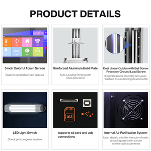 DMK Industrial SLA 3D Printer | 0.025mm Precision + Professional Auto Resin System 3D Resin Printer - Product Image 5