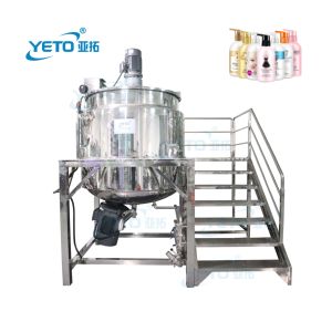 Bồn trộn đồng hóa tiết kiệm năng lượng bằng thép không gỉ Yeto 1000L dùng cho chế biến thực phẩm, mỹ phẩm, hóa chất với động cơ Siemens - Product Image 1