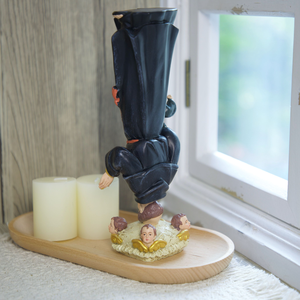 库存产品 天主教宗教雕像 树脂圣安东尼雕像 7.87英寸高 站立倒立的圣安东尼雕像 - Product Image 3