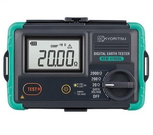 Kyoritsu 4105DL-H Ground Resistance Tester From Japan, Digital 0-2000 2-<b>Wire</b> 3-Method, Powered by Battery - Product Image 2