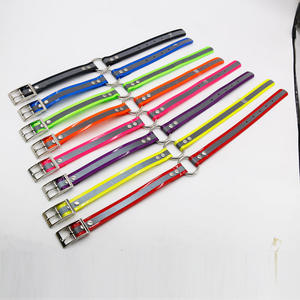 <span class=keywords><strong>Collar</strong></span> reflectante personalizable para perros, correa de nailon recubierta, anillo redondo, luces de gran tamaño con <span class=keywords><strong>TPU</strong></span> duradero, disponible en 8 colores diferentes - Product Image 5