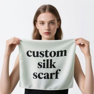 ผ้าพันคอผ้าไหมดีไซน์หรูหราน้ำหนักเบาและนุ่มเหมาะสำหรับสวมใส่ในชีวิตประจำวันหรือในโอกาสพิเศษมีจำนวนมาก - Product Image 3