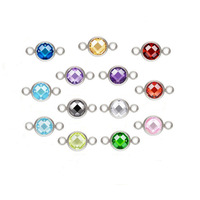 Pendentif double face en forme d'échiquier avec double trou, breloques à facettes en CZ 3A de 4/6 mm, plaqué or 14 carats, pour la fabrication de bijoux en gros