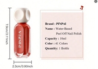 Vernis à ongles en gel UV direct de haute qualité à base d'eau Peelable and Tear-off Nail Paint