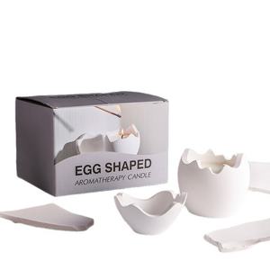 Vela perfumada en forma de cáscara de huevo, caja de regalo, vela de yeso, nicho, adornos decorativos, Piedra difusora para regalo de San Valentín - Product Image 5