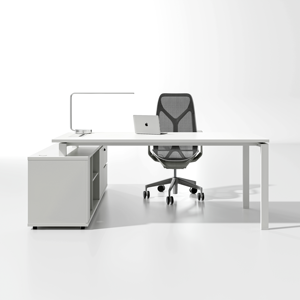 Escritorio ejecutivo <span class=keywords><strong>simple</strong></span> y moderno, muebles de oficina, combinación de mesa y silla de oficina individual - Product Image 1