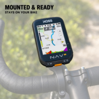 Xoss Nav Pro Factory Direct Beidou GPS Layar Warna 2.4 Ringan 76g Komputer Sepeda Navigasi Pintar untuk Bersepeda