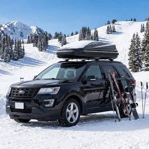 Boîte <span class=keywords><strong>de</strong></span> <span class=keywords><strong>toit</strong></span> sportive étanche ABS+PC 500L <span class=keywords><strong>pour</strong></span> Tesla Model Y, boîte <span class=keywords><strong>de</strong></span> transport aérodynamique à faible bruit <span class=keywords><strong>de</strong></span> vent avec serrure antivol - Product Image 2