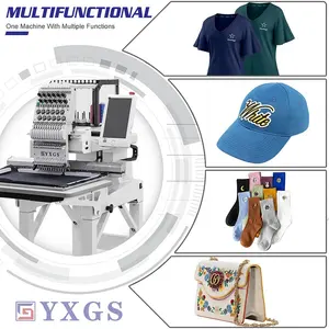 The Best 12 Needle Computerized Embroidery Machine For A Large-sized 500 * 800mm Clothing Embroidered T-shirt