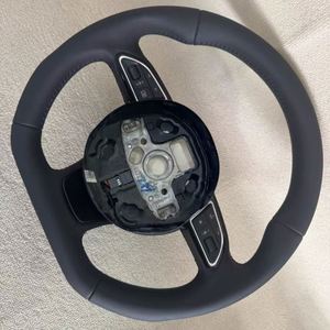 Volante de Cuero de Alta Calidad para <span class=keywords><strong>Audi</strong></span> Q3 <span class=keywords><strong>Q4</strong></span> Q5 Q7 Q8 R6 R8 S3 S4 S5 RS3 RS5 B8 B9 RS3 RS4 RS5 RS6 RSQ7 A4 A5 A6 A7 A8 - Product Image 5