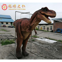 Costume de dinosaure T-Rex animatronique réaliste de taille adulte pour cosplay dans les parcs d'attractions