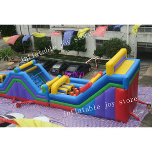 Carrera de obstáculos inflable gigante de 25x4 5M para Team Building Ultimate Challenge para el trabajo en equipo - Product Image 4