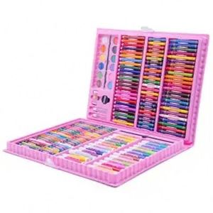 Livraison directe <span class=keywords><strong>2022</strong></span> pinceaux pour enfants 150 crayons de couleur outils de peinture fournitures d'art aquarelle stylo ensemble Kits - Product Image 4