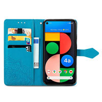 TPU PC Retro Pattern Wallet Card Phone Case Anti-Shock & Fall Simple Business Style Cover pour Google Pixel 9 8 7 6 5 Pro