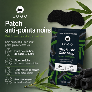 Tiras Nasales de Carbón de Bambú Natural para el Cuidado de la Piel, Control de Grasa, Eliminación de Puntos Negros, Venta Directa de Fábrica - Product Image 5