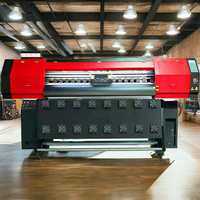 Imprimante à jet d'encre numérique éco-solvant à haute efficacité 1.8M Machine à rouleau en vinyle adhésif DX5 DX7 XP600 têtes d'impression pour Flex
