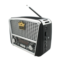 RX BT 455S Rx-Bt455S RX-456S Golon Tragbarer USB & SD MP3 Lautsprecher mit Solarpanel, Akku und 3-Band-Radio (FM, AM, SW)
