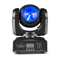 PKnight 100W LED Moving Head DJ-Licht RGBW 8000K 4-in-1 DMX/Sound-Aktiv Wash/Beam-Effekt IP65 Aluminiumlegierung Dimmbares Bühnenlicht
